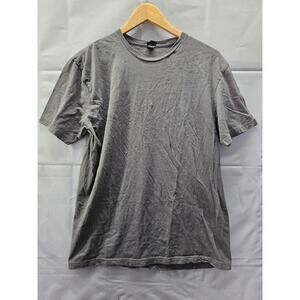 Gildan Softstyle Gray Short Sleeve T Shirt Men's Large Basic Tee Casual Cotton